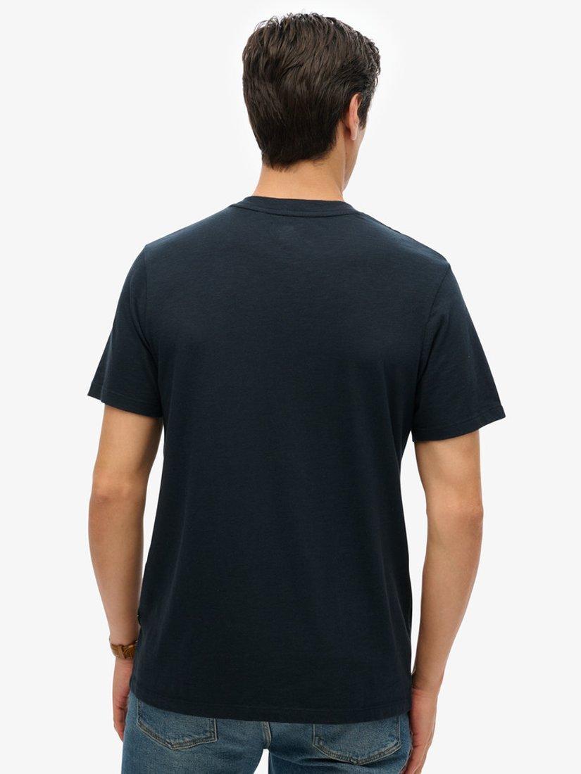 Product image 2 of 7, which shows Superdry Copper Label Chest Graphic T-Shirt, Navy, S