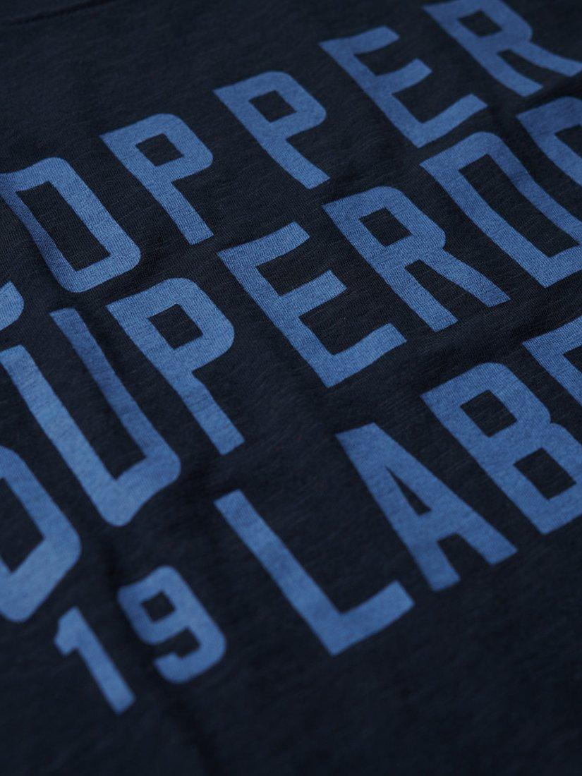 Product image 6 of 7, which shows Superdry Copper Label Chest Graphic T-Shirt, Navy, S