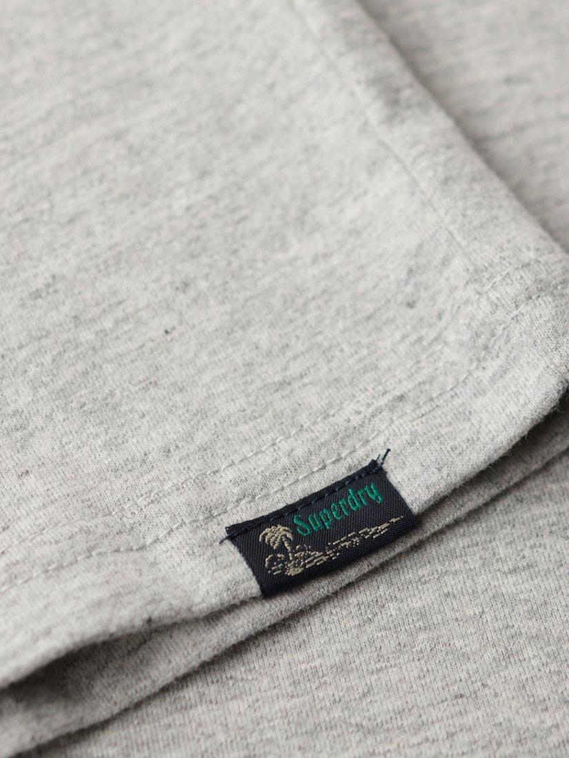 Product image 6 of 6, which shows Superdry Neon Vintage Logo T-Shirt, Athletic Grey Marl, S