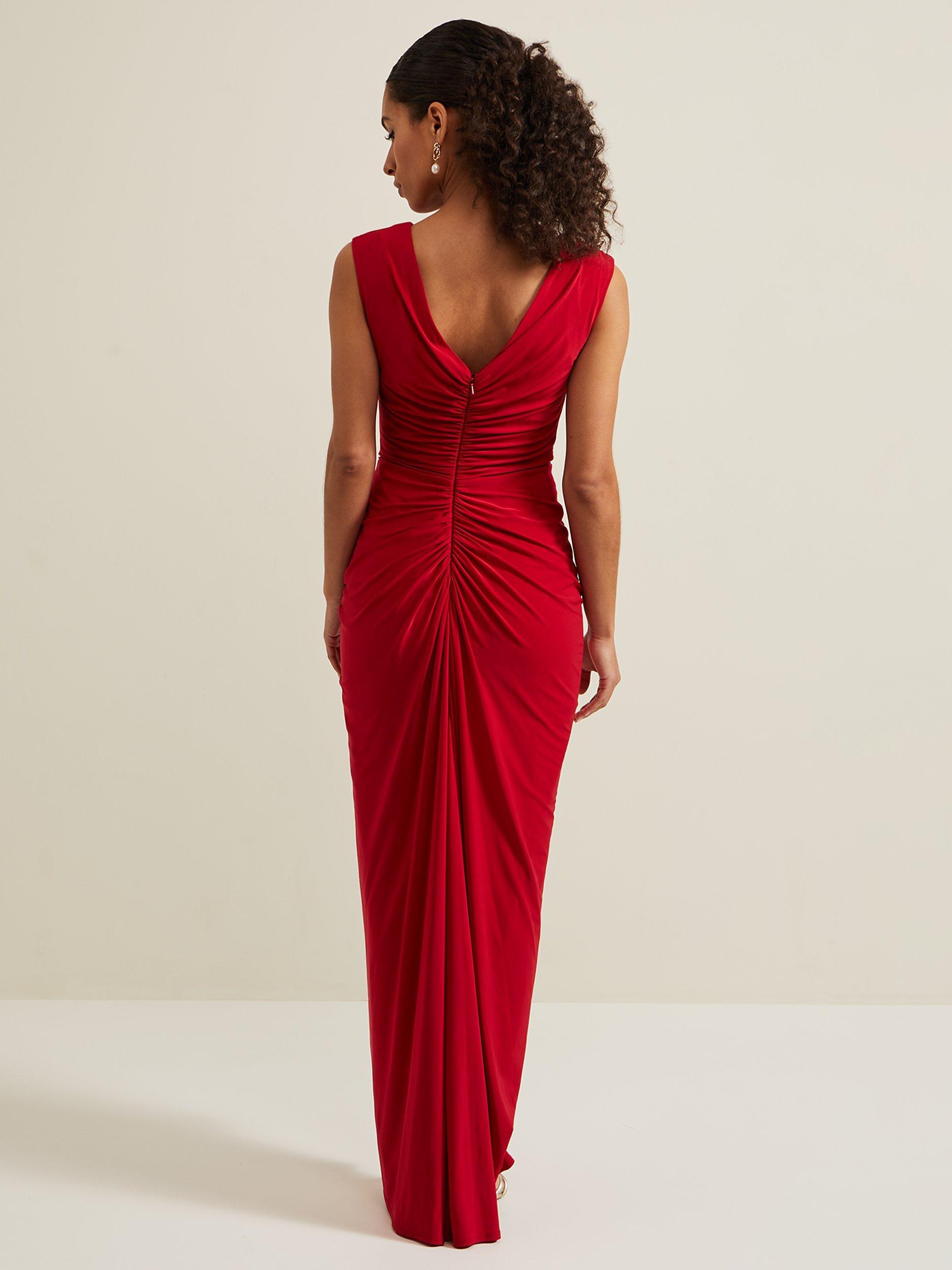 Phase Eight Petite Donna Maxi Dress Red