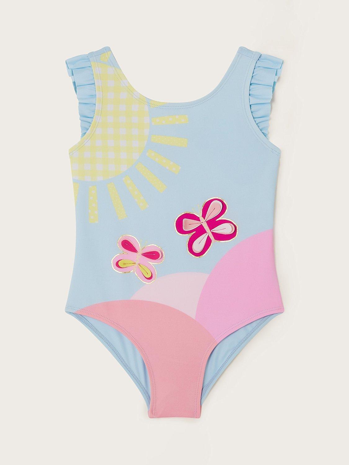 Monsoon Baby Sunshine Swimsuit, Blue