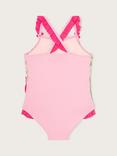 Monsoon Baby Flamingo Swimsuit, Pink