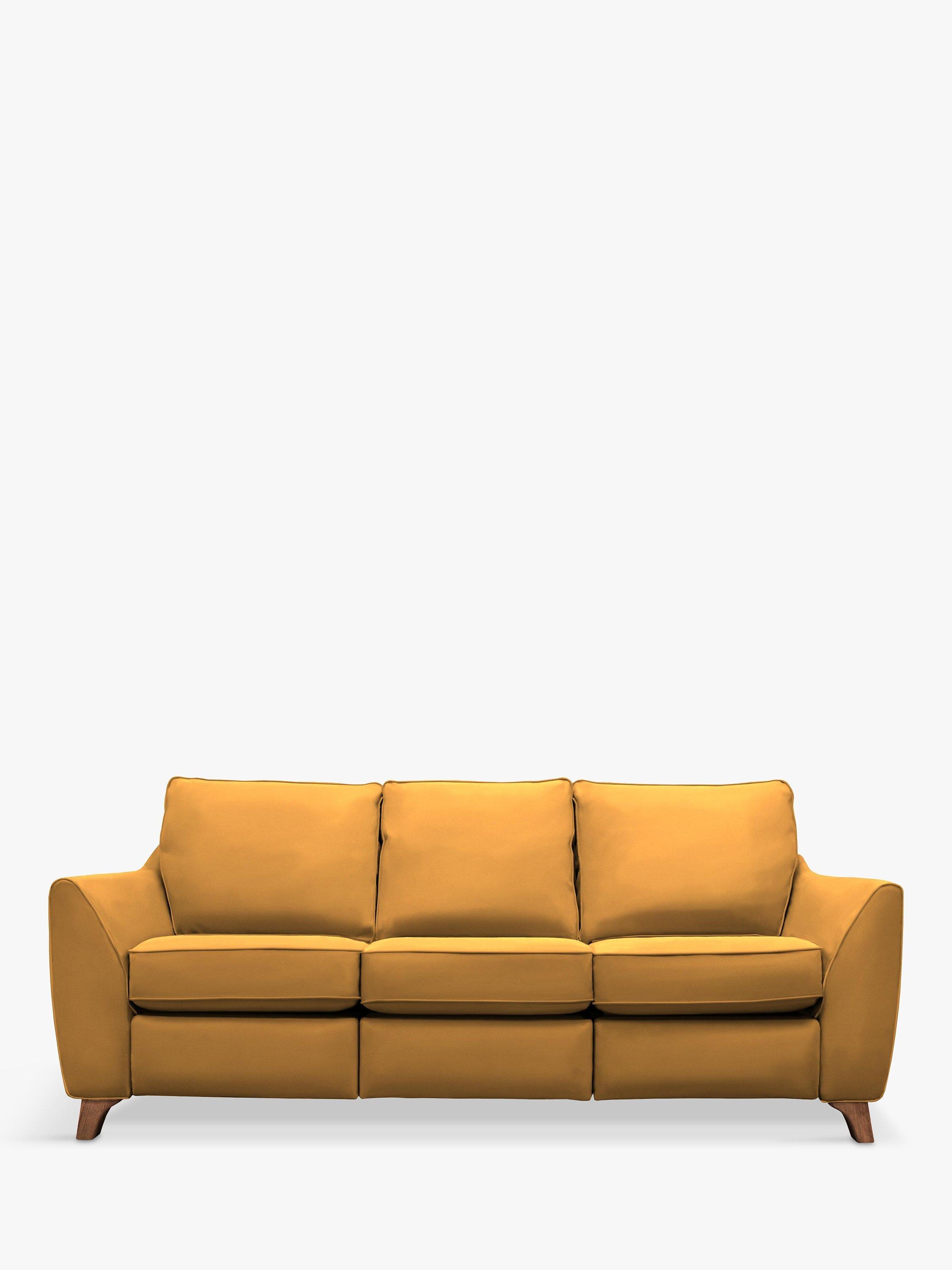 The Sixty Eight Range, G Plan Vintage The Sixty Eight Large 3 Seater Sofa, Plush Turmeric