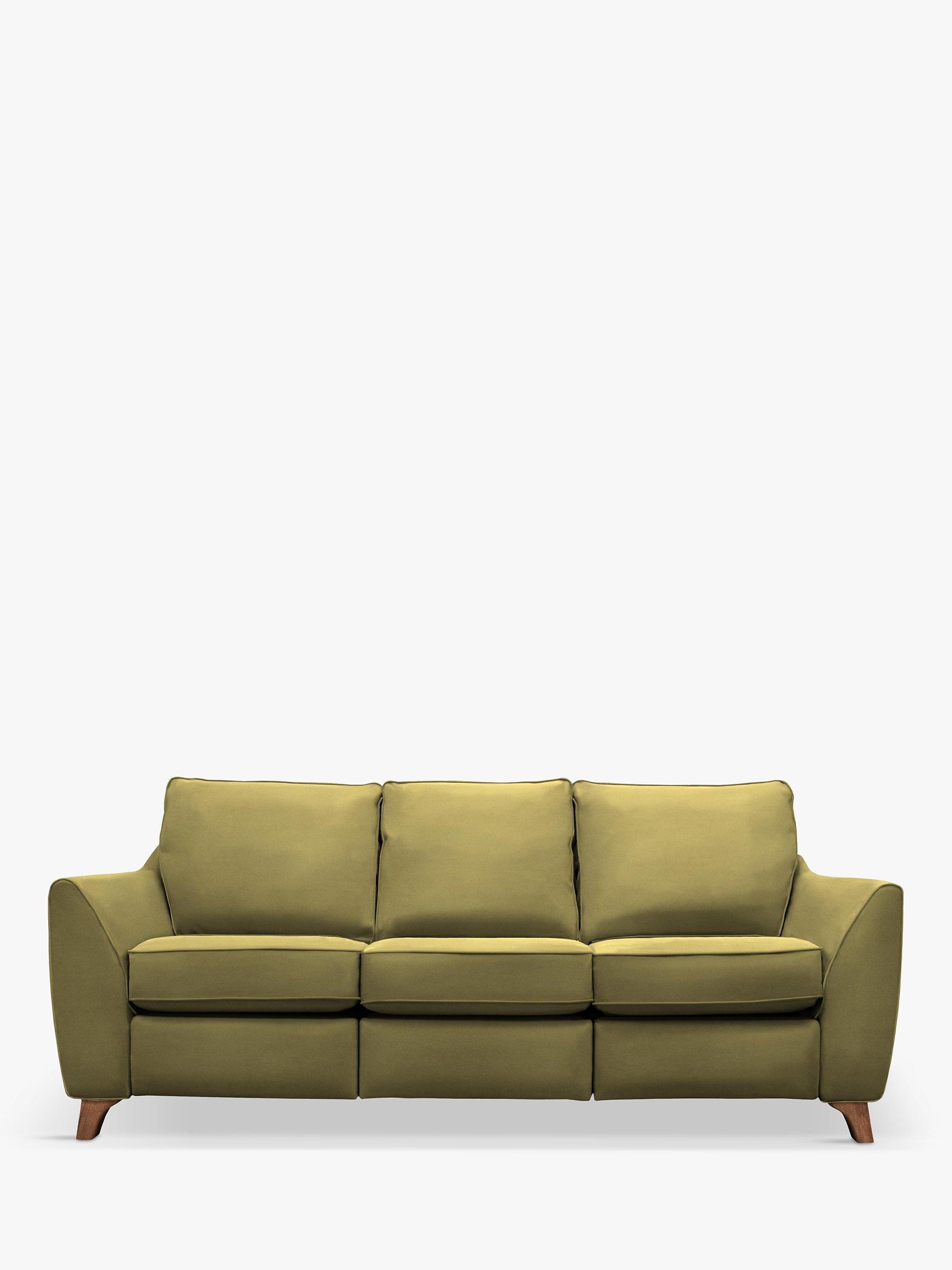 The Sixty Eight Range, G Plan Vintage The Sixty Eight Large 3 Seater Sofa, Plush Moss