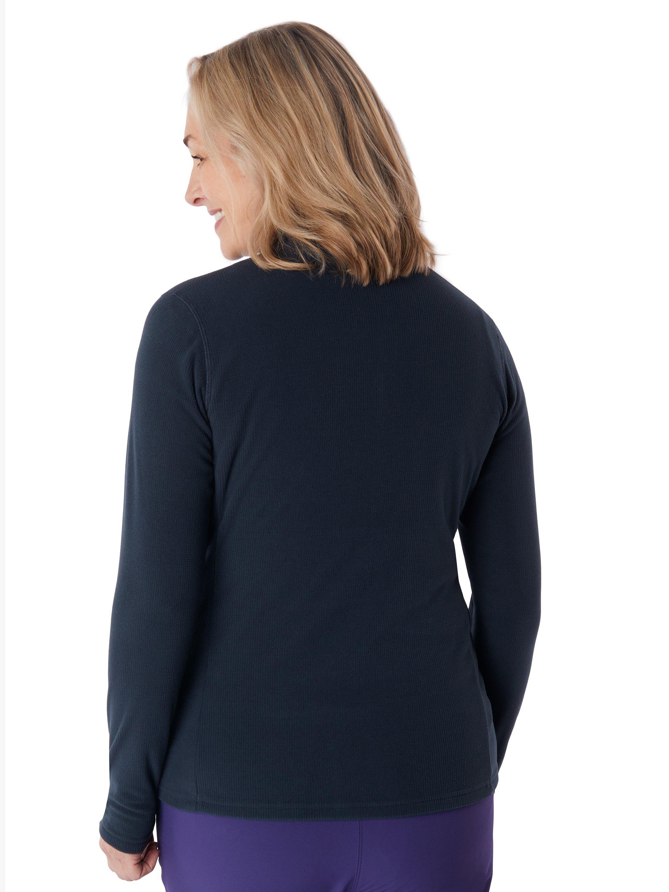 Rohan Microgrid Fleece Zip Neck Top, Navy, XS