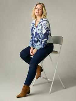 Live Unlimited Curve Denim Jeggings, Blue - view 2, Blue