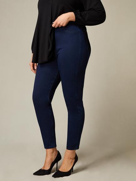 Live Unlimited Curve Petite Denim Jeggings - view 2, Blue