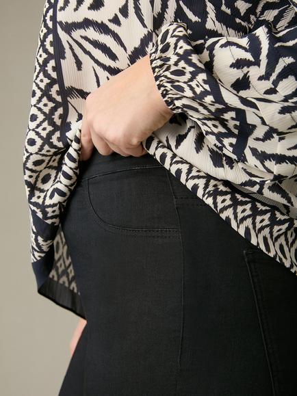 Live Unlimited Curve Denim Jeggings, Black - view 2, Black