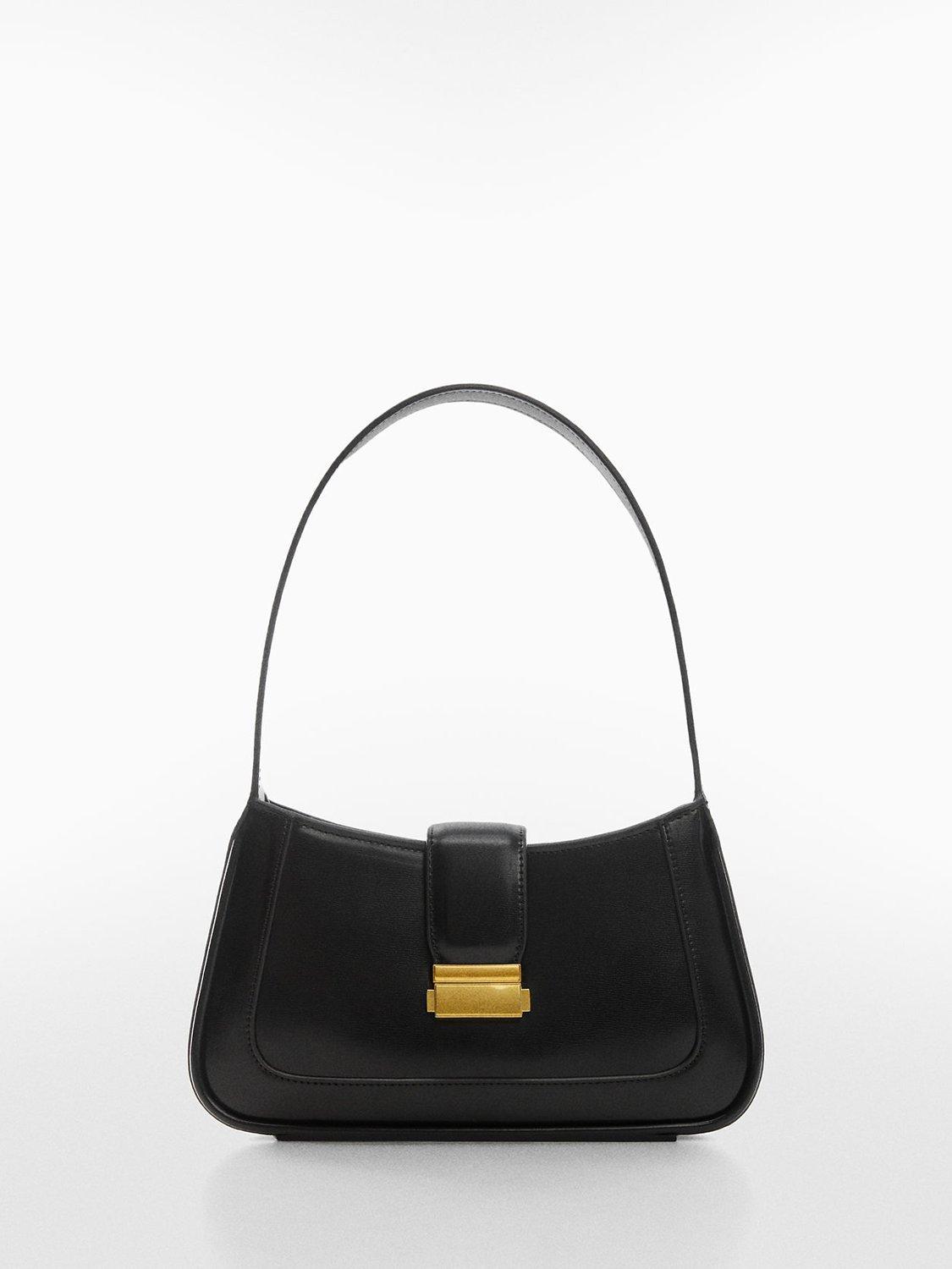 Mango Michelle Shoulder Bag, Black