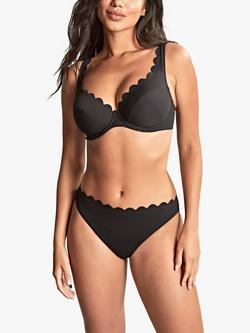 Panache Swim Spirit Lauren Plunge Bikini Top, Black