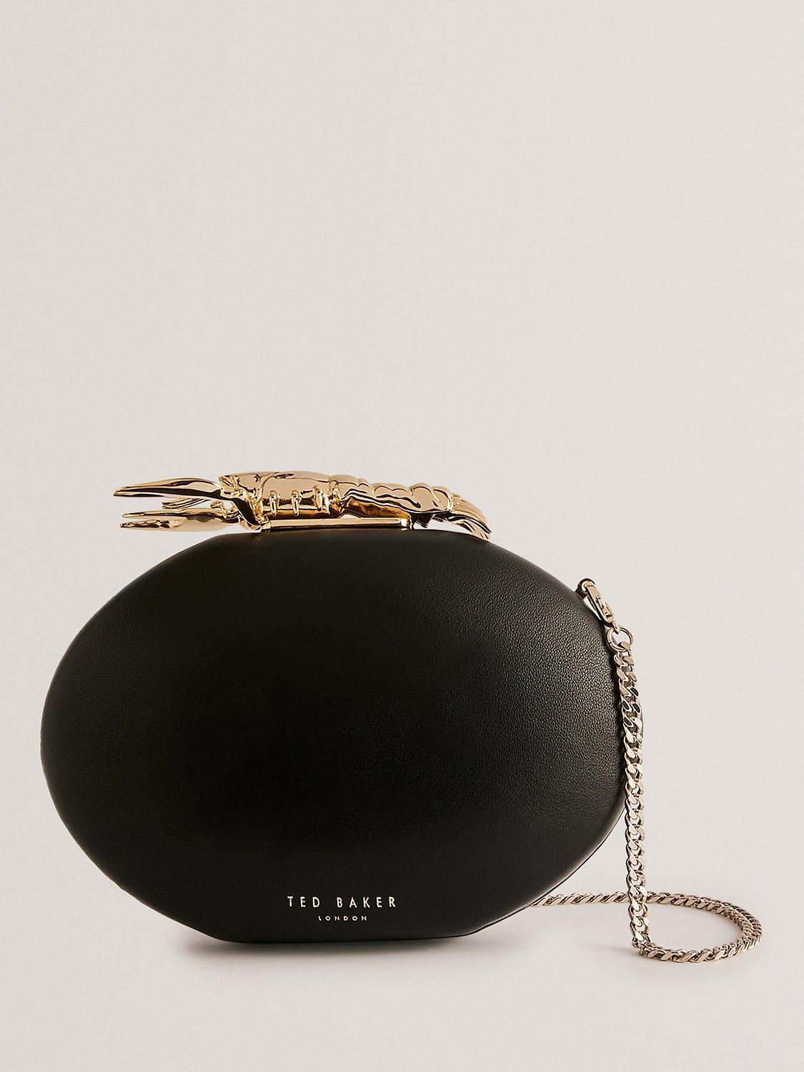 Ted Baker Lobstrs Lobster Clasp Clutch Bag, Black