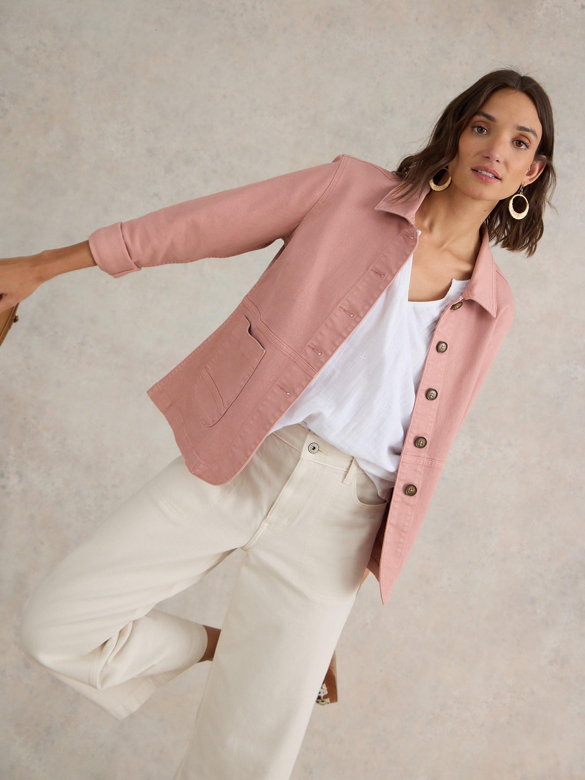 White stuff leather jacket sales