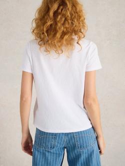 White Stuff Abbie Cotton T-Shirt - view 2, Brilliant White