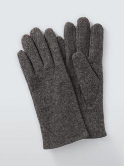 John Lewis Wool Mix Gloves, Grey