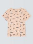 Armor Lux Kids' Fish Print T-Shirt, Natural/Multi