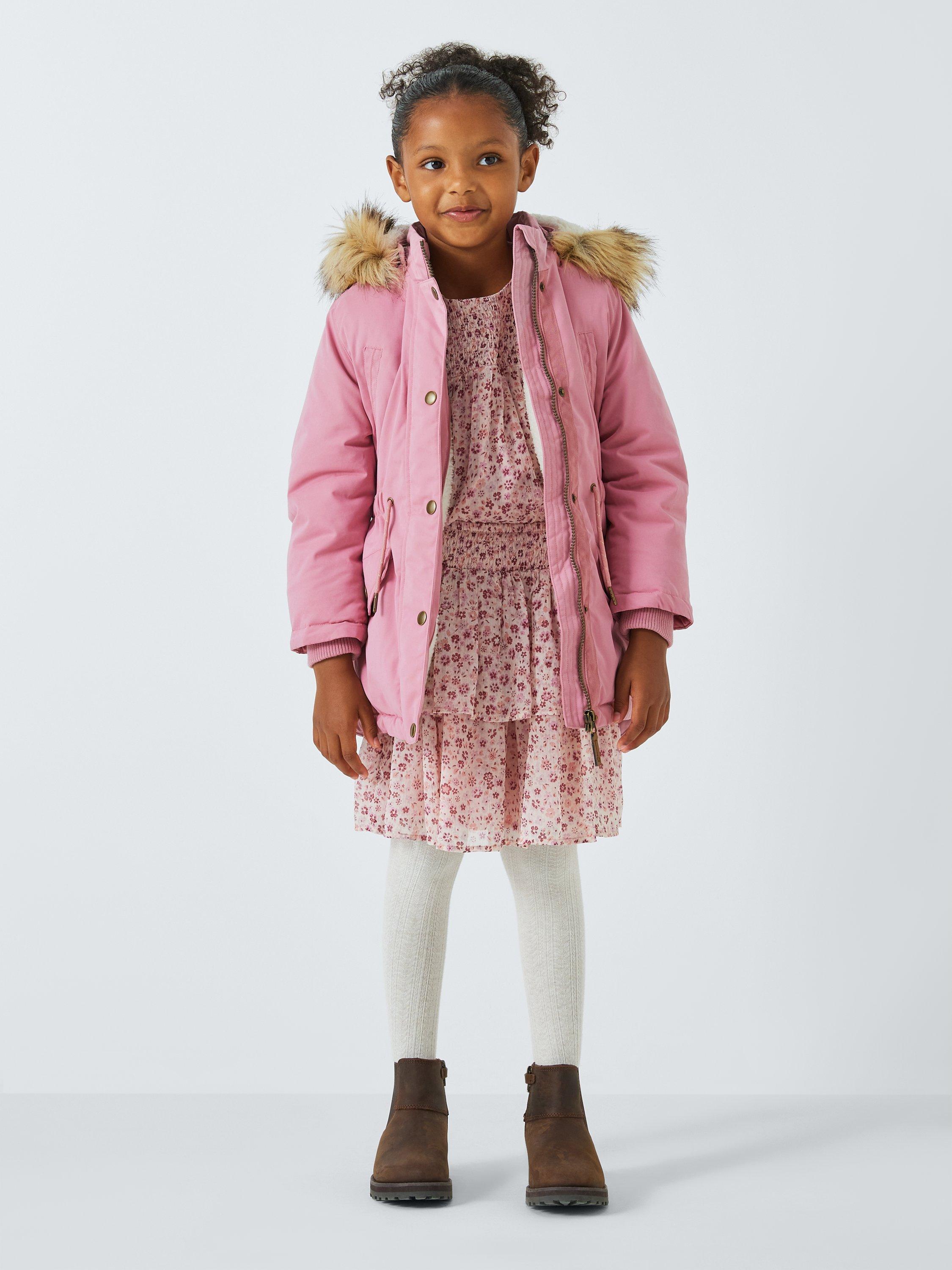 Dusky pink parka best sale