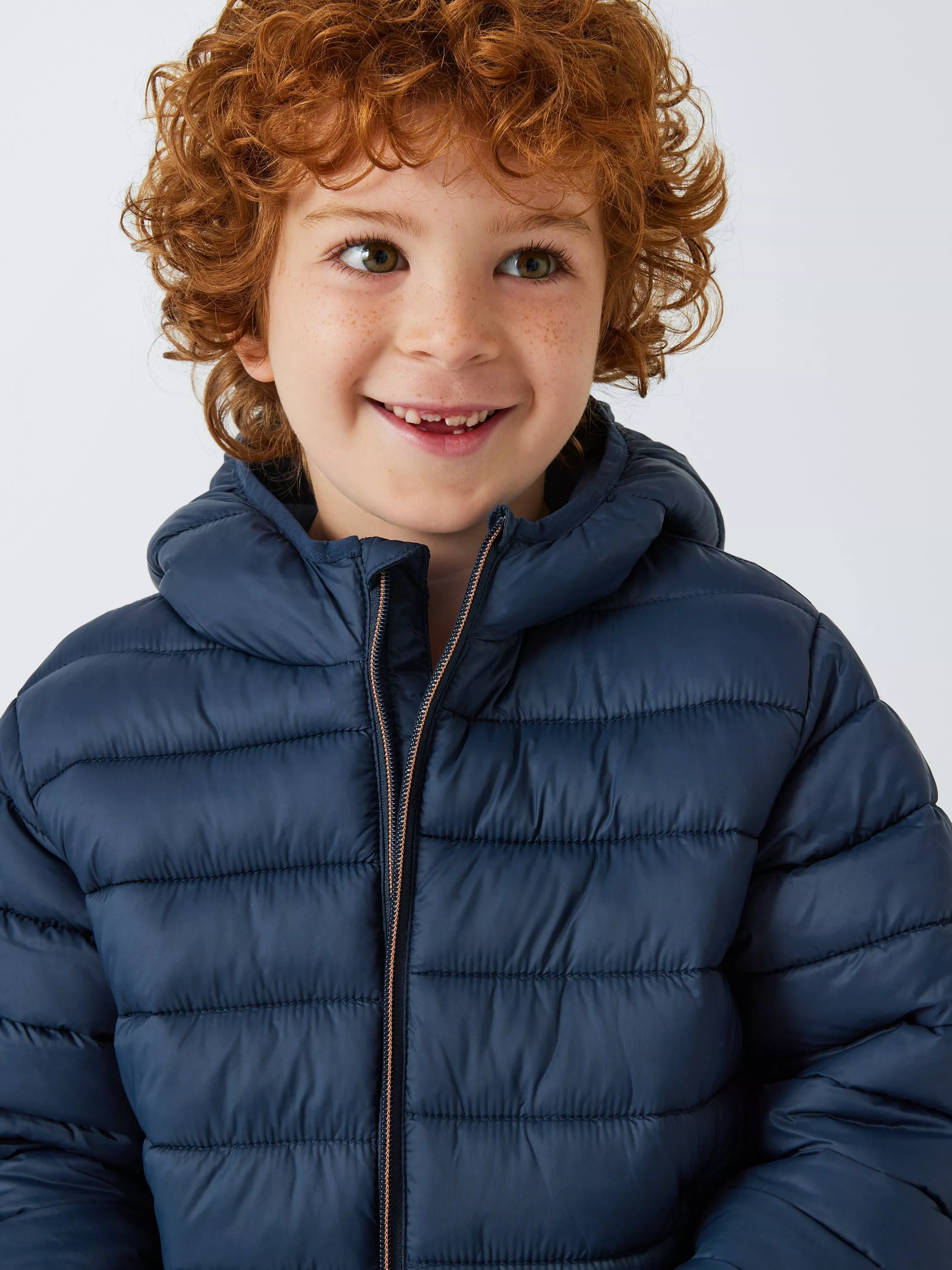thumbnail image 2 of Kids Boys Padded Bubble Coat – Navy Blue, Polyester Winter School Jacket, A2Z 4 Kids® 2 of 6