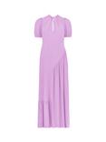 Ro&Zo Scarlett Twist Neck Dress, Purple