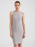 Hobbs Lauren Sleeveless Sheath Dress, Pale Grey