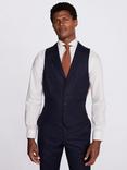 Moss Italian Tailored Fit Waistcoat, Blue