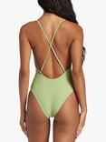 Billabong Tanlines Ribbed Swimsuit, Palm Green, Palm Green