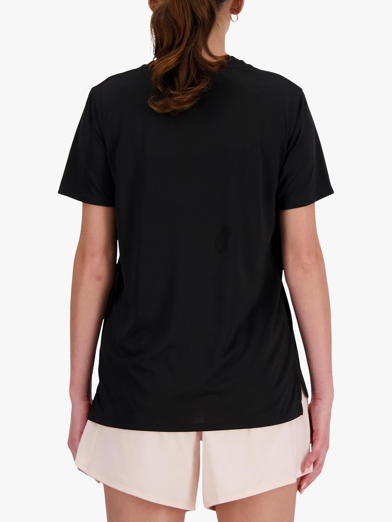 Product image 2 of 4, which shows New Balance Essential Logo T-Shirt, Black, S