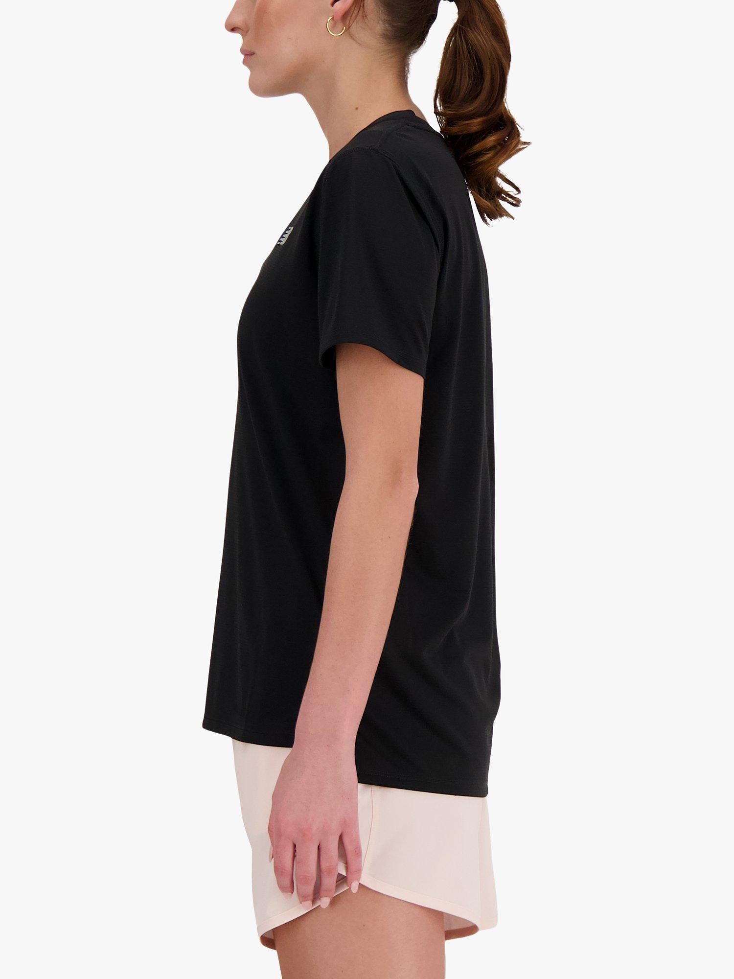 Product image 3 of 4, which shows New Balance Essential Logo T-Shirt, Black, S