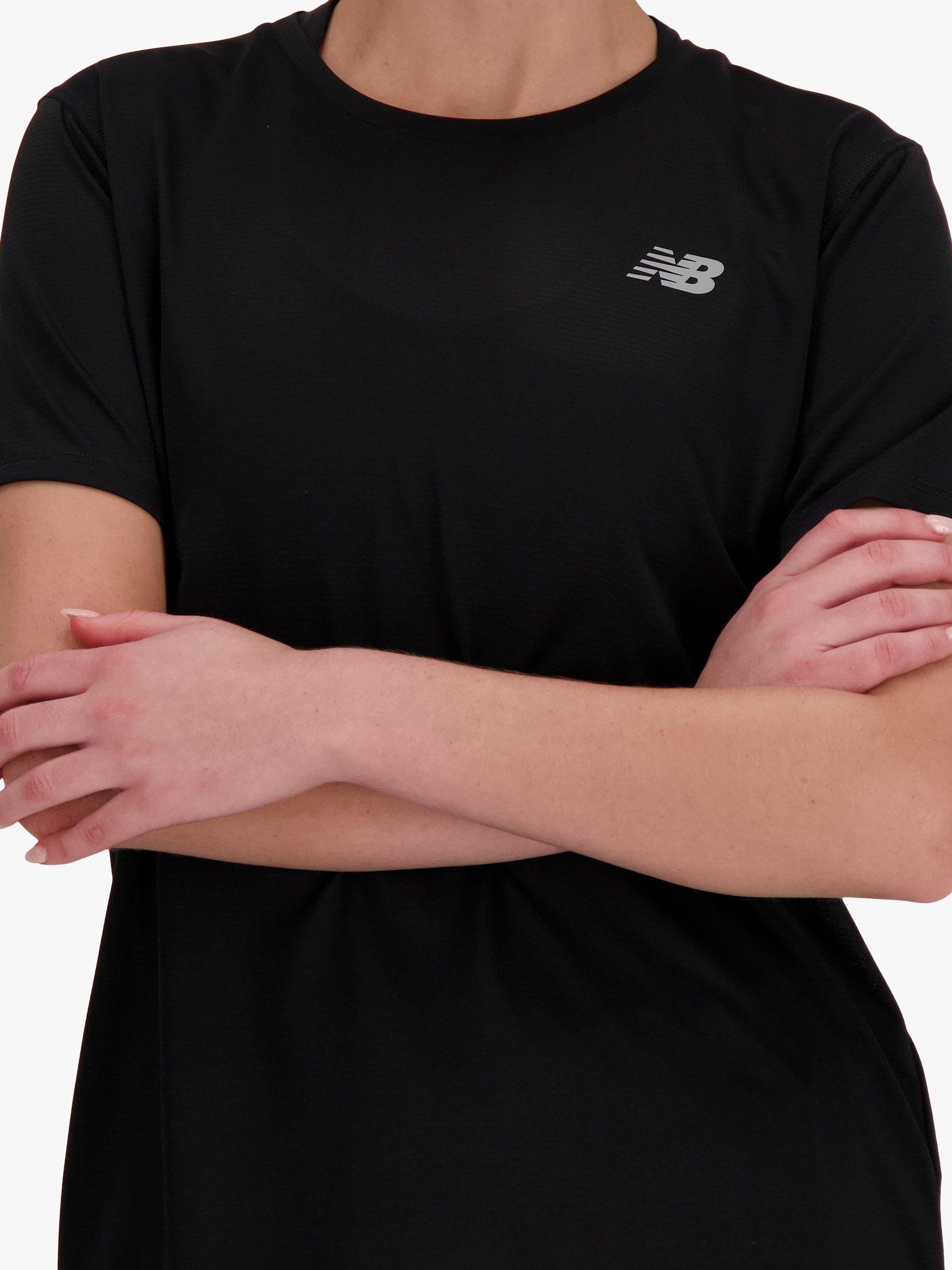 Product image 4 of 4, which shows New Balance Essential Logo T-Shirt, Black, S