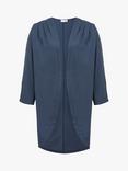 Celtic & Co. Organic Cotton Jersey Cardigan, Dark Navy