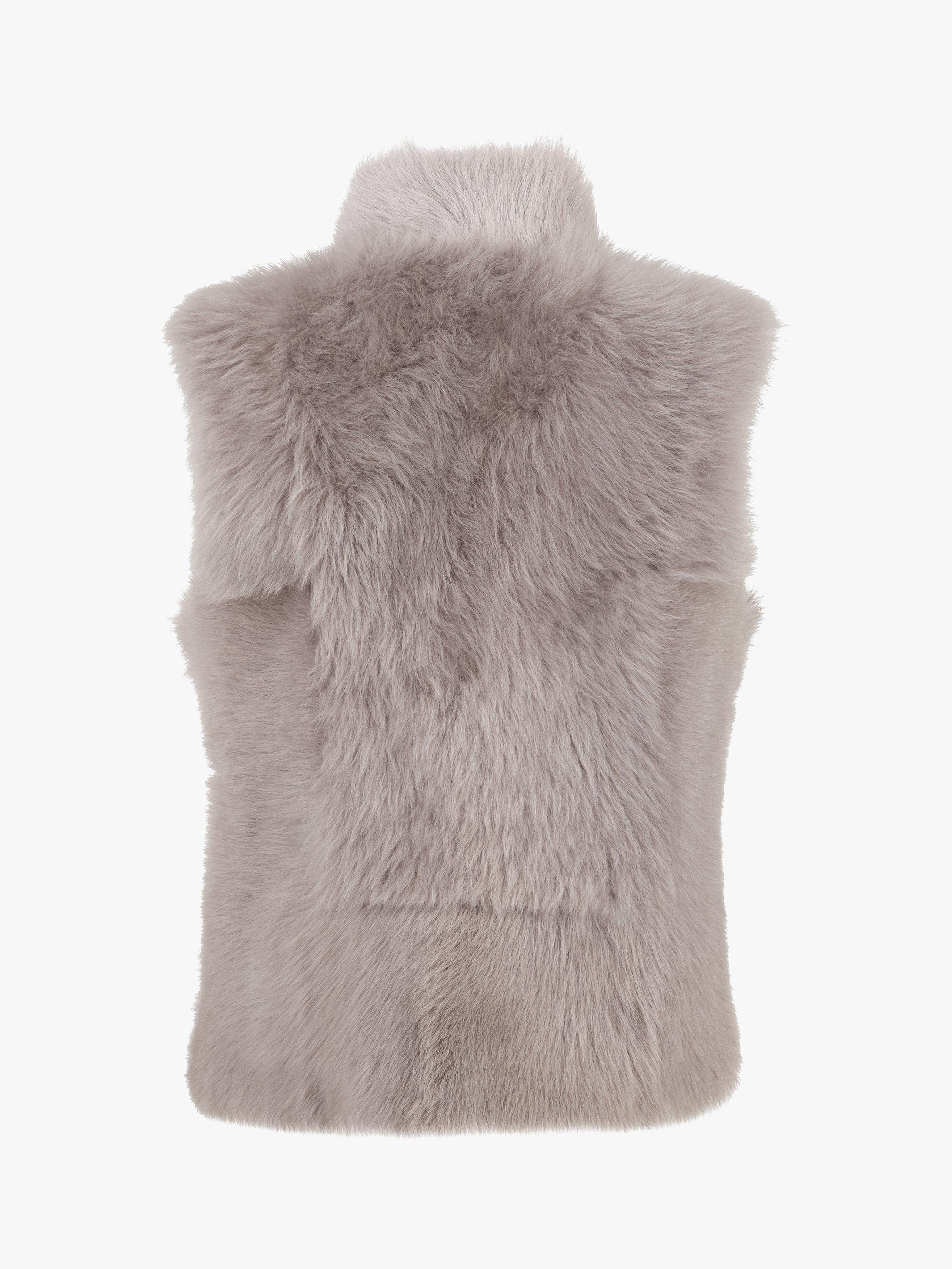 Product image 6 of 6, which shows Celtic & Co. Toscana Sheepskin Gilet, Peony, 16