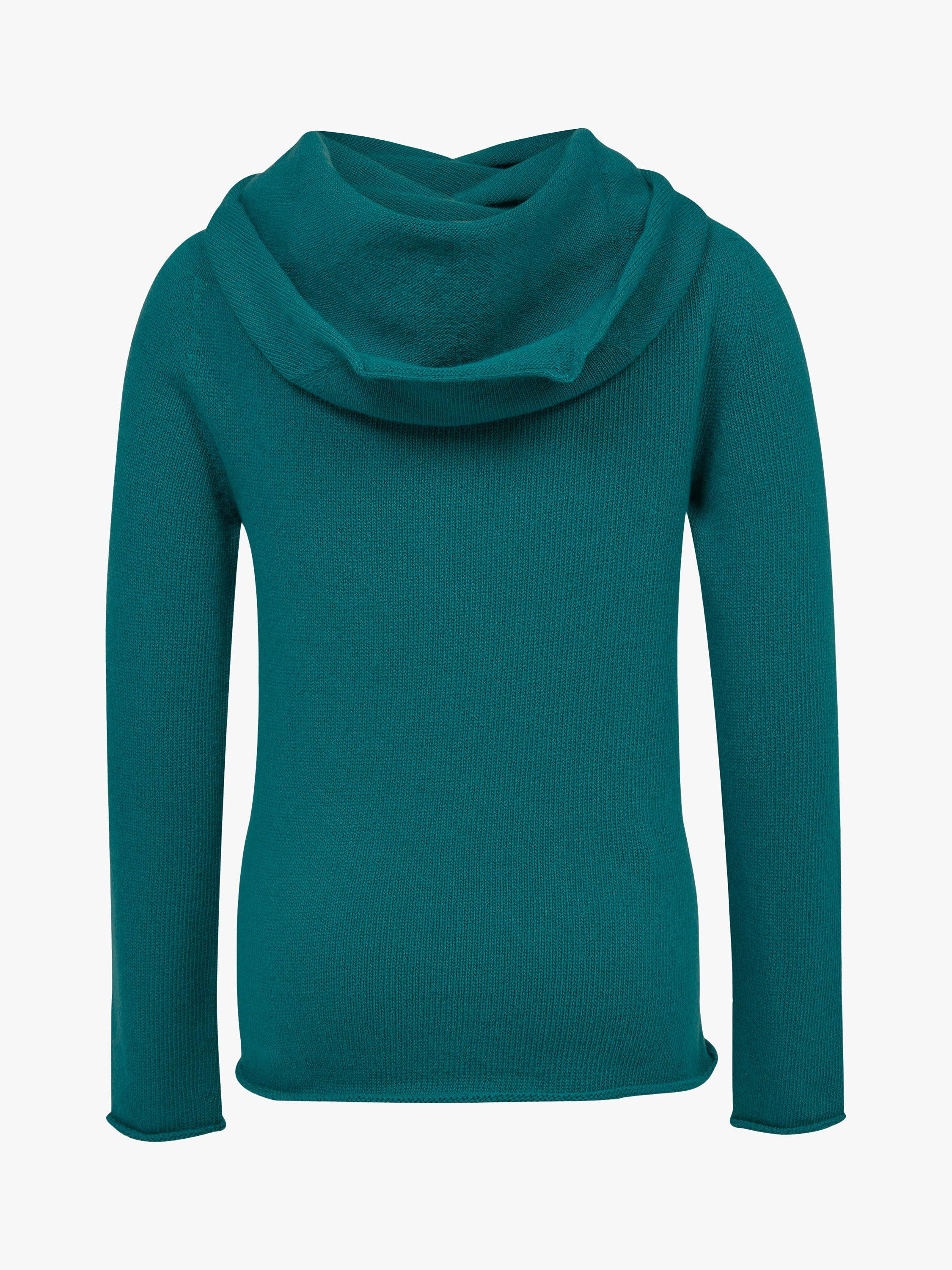 Celtic & Co. Collared Slouch Jumper, Sea Green, XS