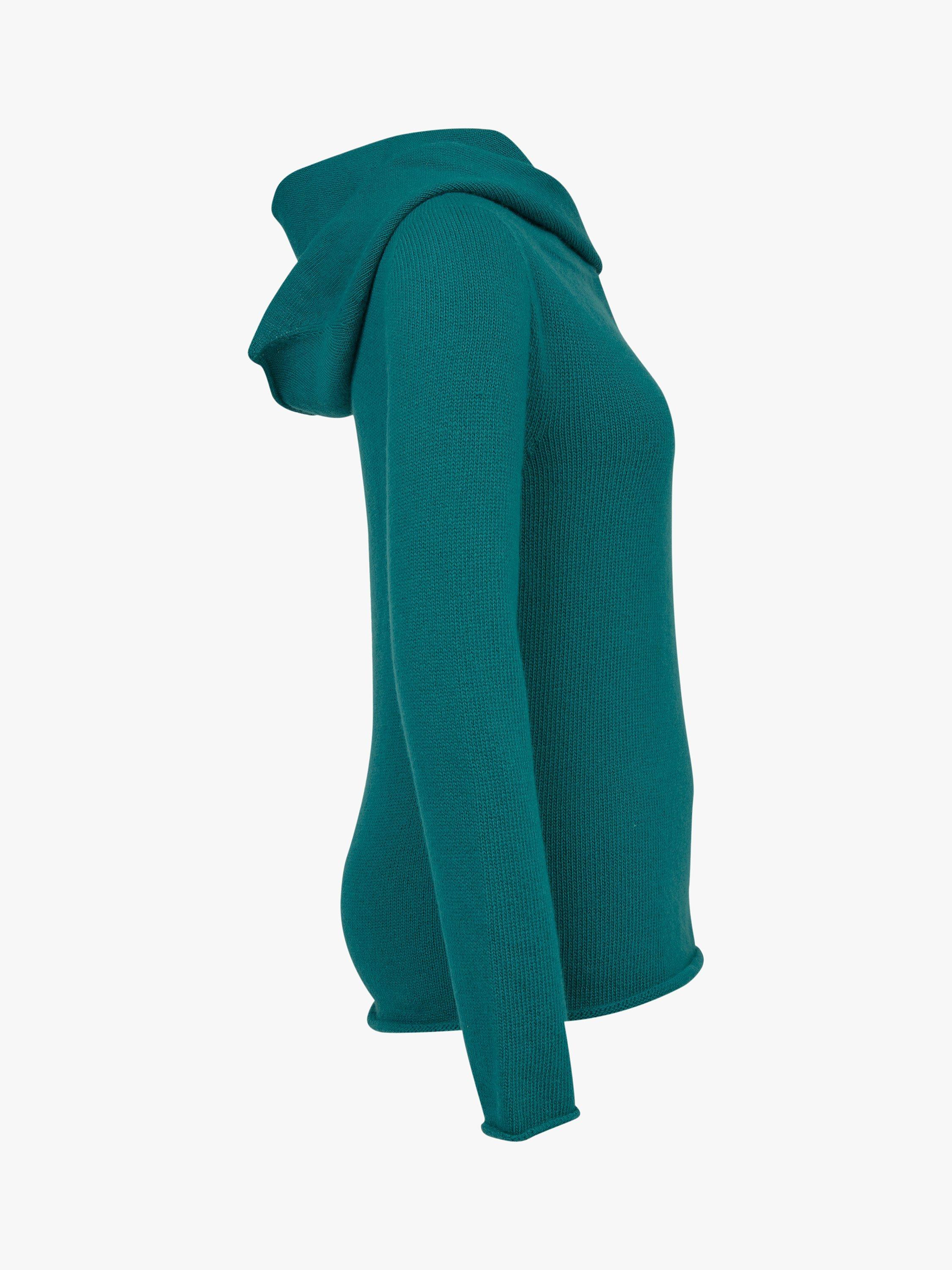 Celtic & Co. Collared Slouch Jumper, Sea Green, XS