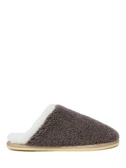 Celtic & Co. Teddy Sheepskin Mule Slippers, Vole