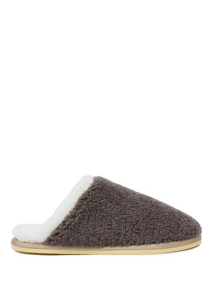 Celtic & Co. Teddy Sheepskin Mule Slippers, Vole