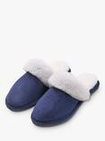 Celtic & Co. Turnback Sheepskin Mules, Blue Ink