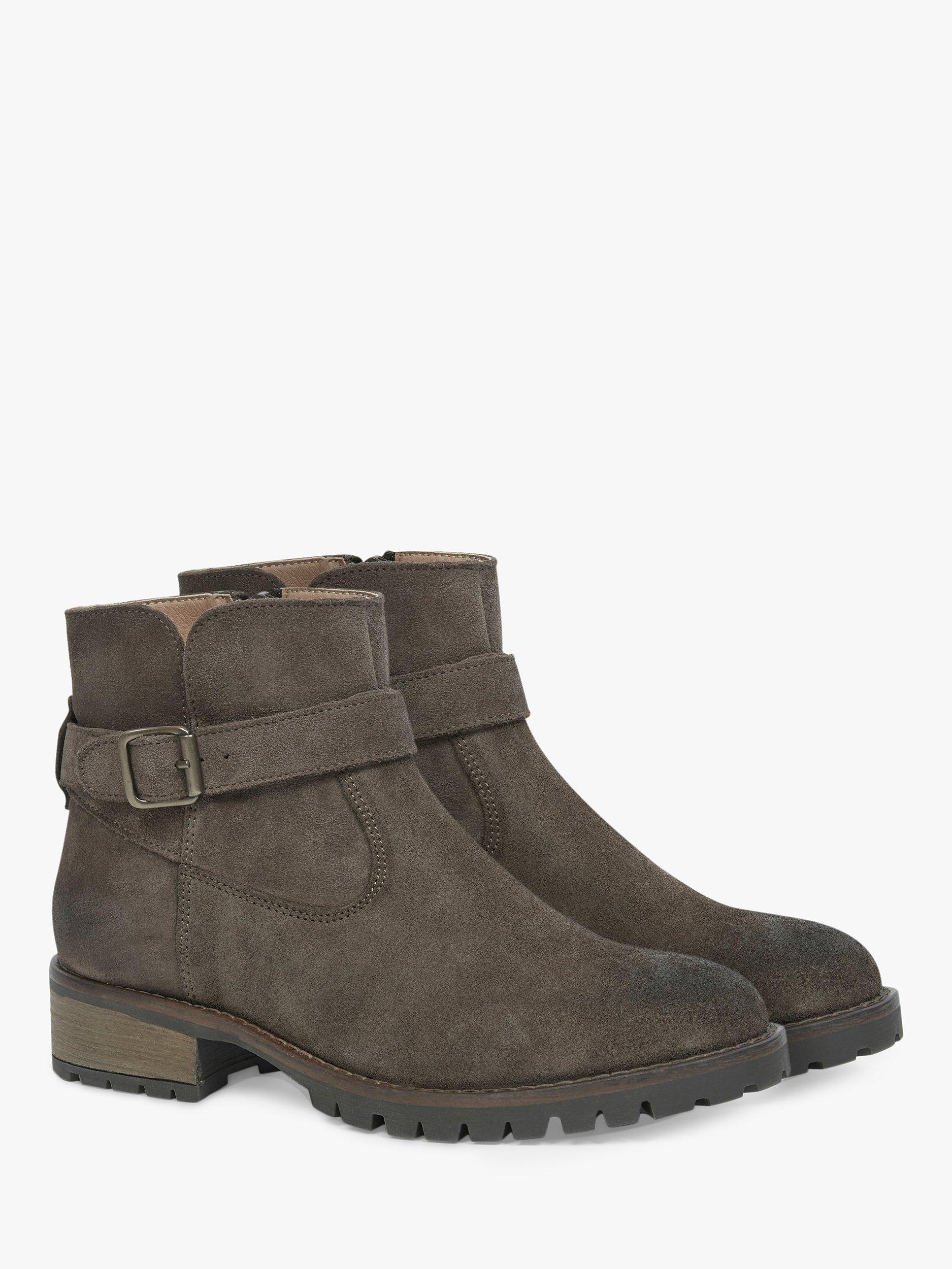 Product image 3 of 8, which shows Celtic & Co. Strap Detail Suede Ankle Boots, Tanners Brown, EU36