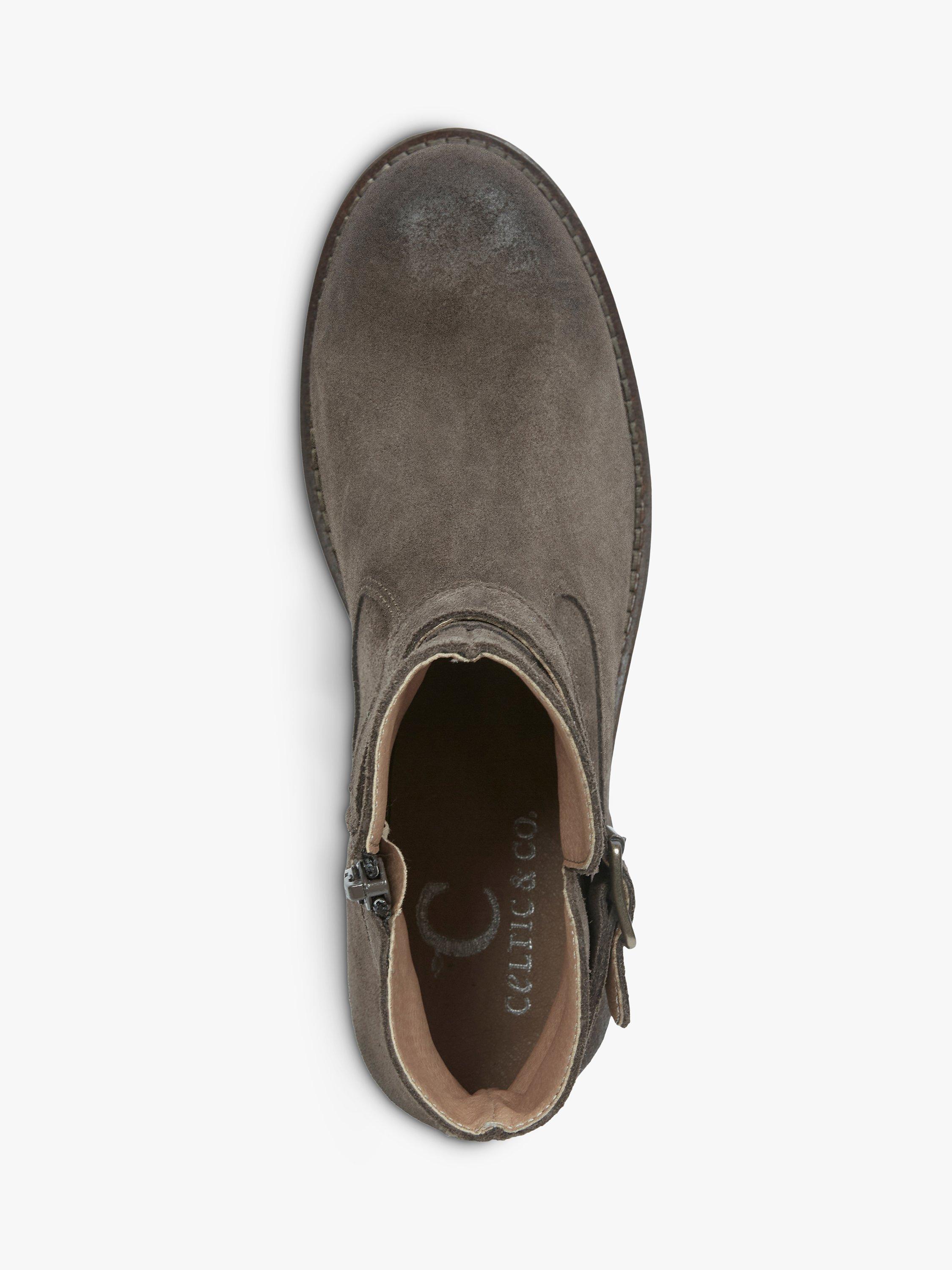 Product image 7 of 8, which shows Celtic & Co. Strap Detail Suede Ankle Boots, Tanners Brown, EU36