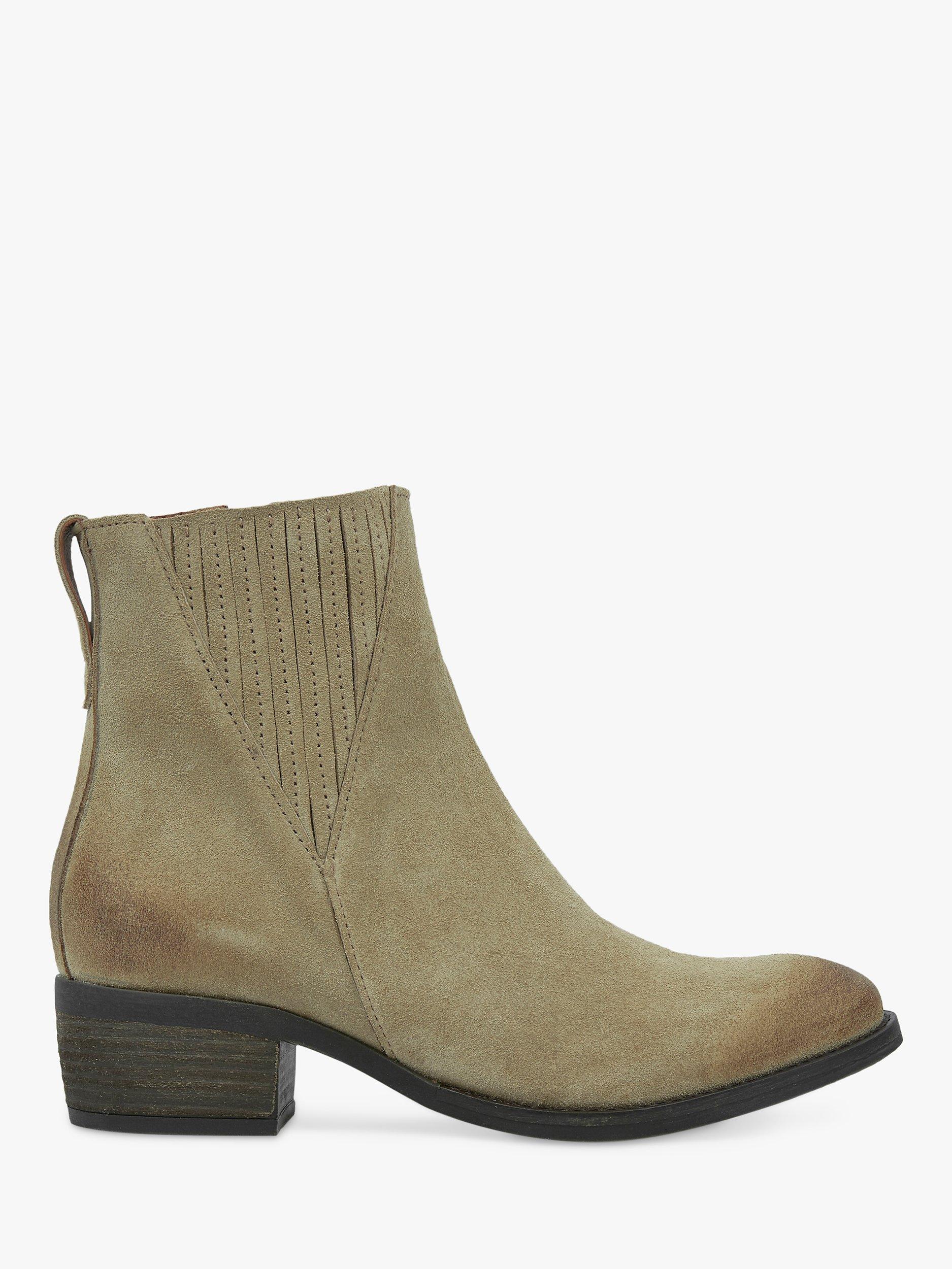 Celtic Co. Western Suede Ankle Boots Camel