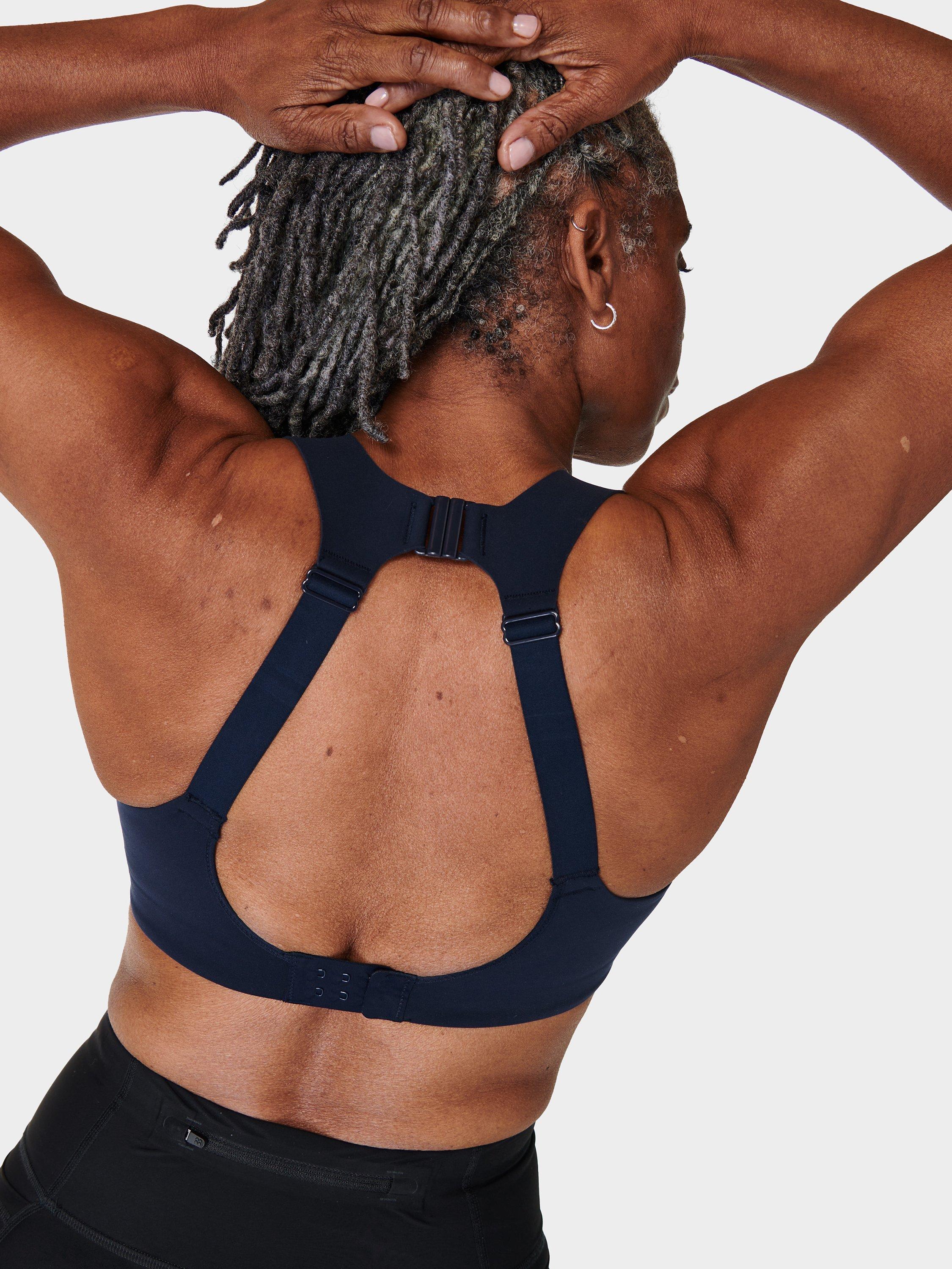 Product image 4 of 5, which shows Sweaty Betty Zero Gravity Running Sports Bra, Navy, 30B