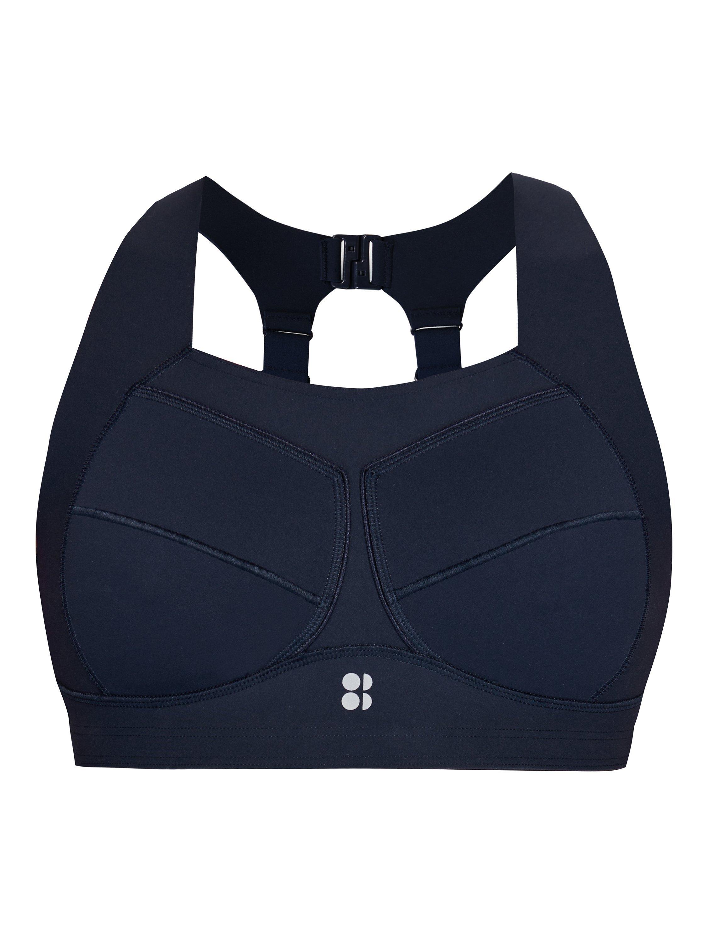 Product image 5 of 5, which shows Sweaty Betty Zero Gravity Running Sports Bra, Navy, 30B