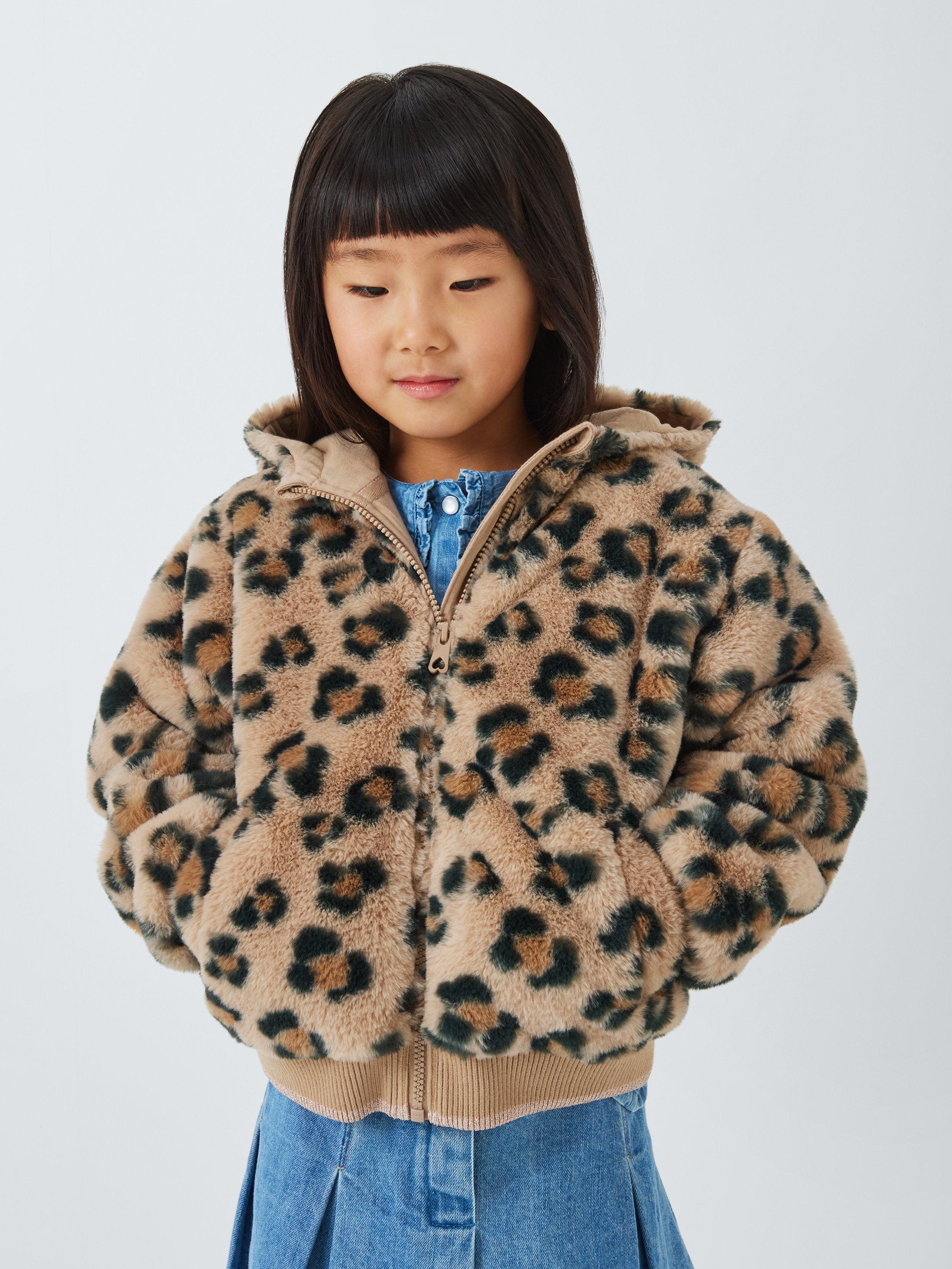 Girls animal print coat online