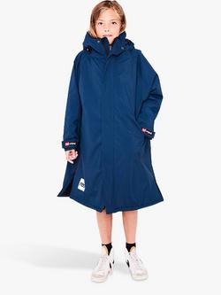 Red Kids' Pro Robe Hooded Jacket - view 2, Navy