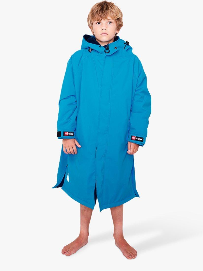 Product image 2 of 6, which shows Red Kids' Pro Robe Hooded Jacket, Marine Blue, XS