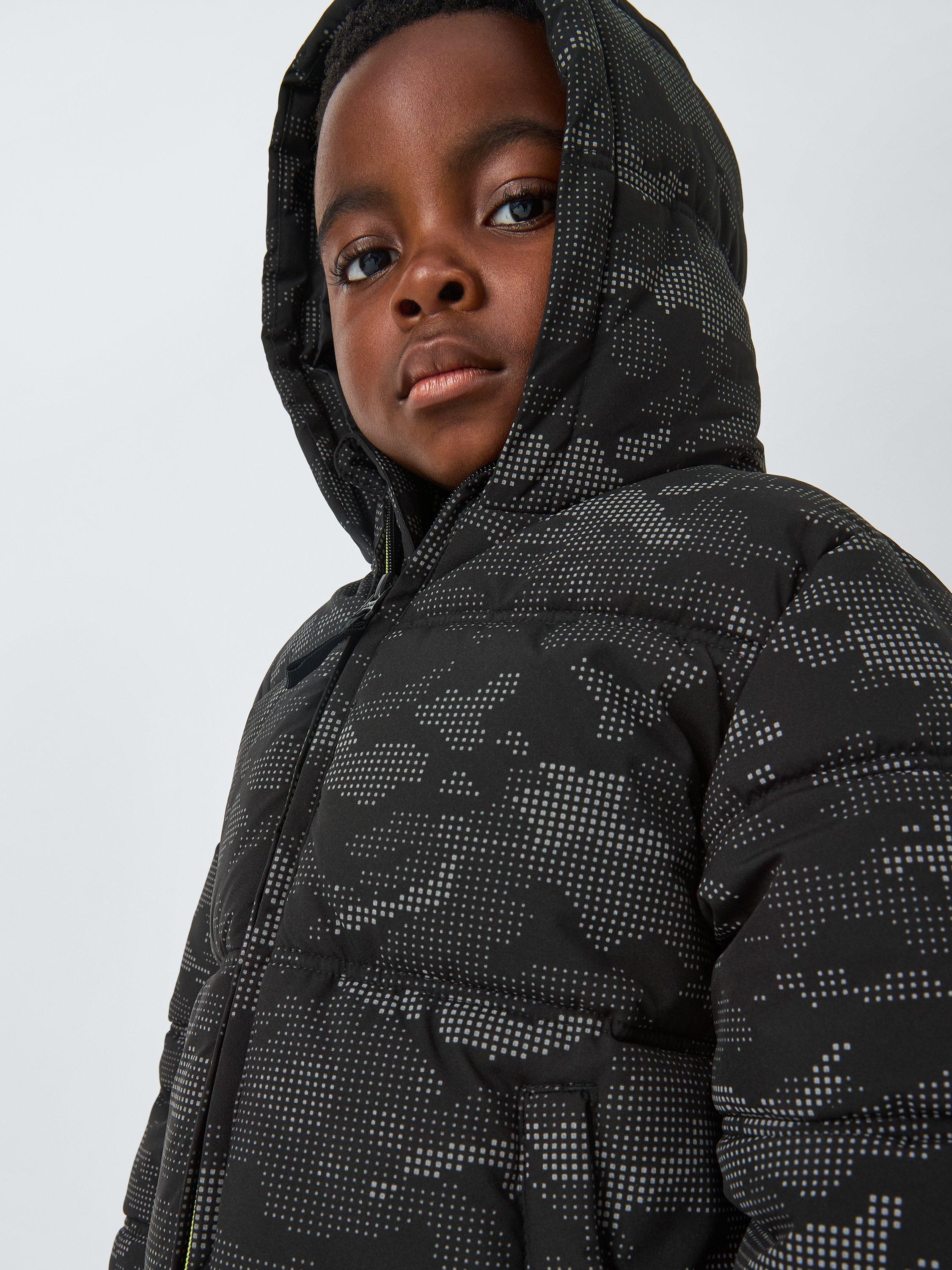 Reflective puffer jacket kids online