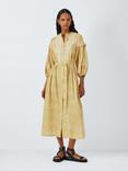 AND/OR Eva Embroidered Midi Dress, Yellow/Multi