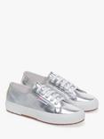 Superga 2750 Cotu Synthetic Material Trainers, Silver