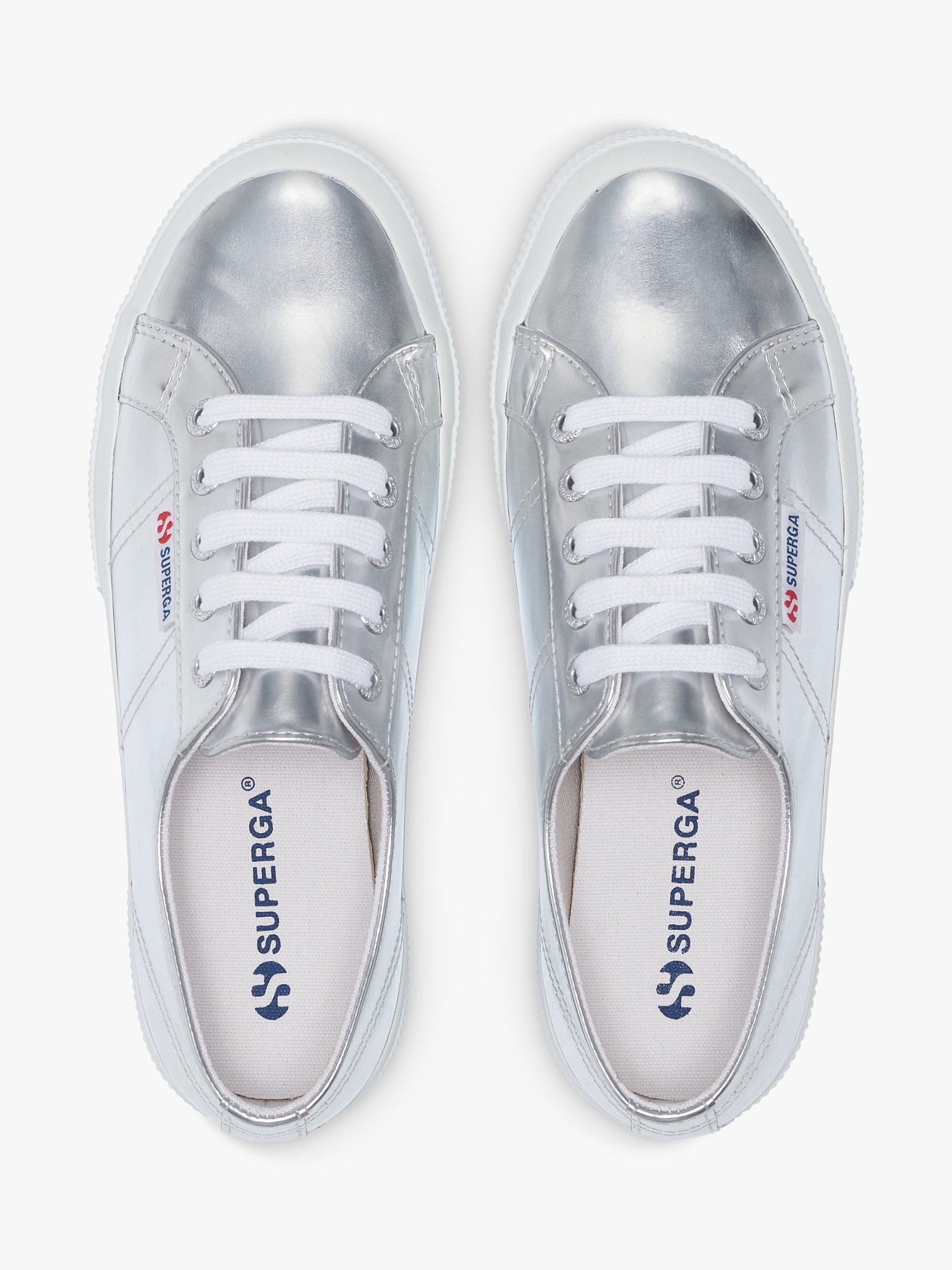 Superga black silver clearance