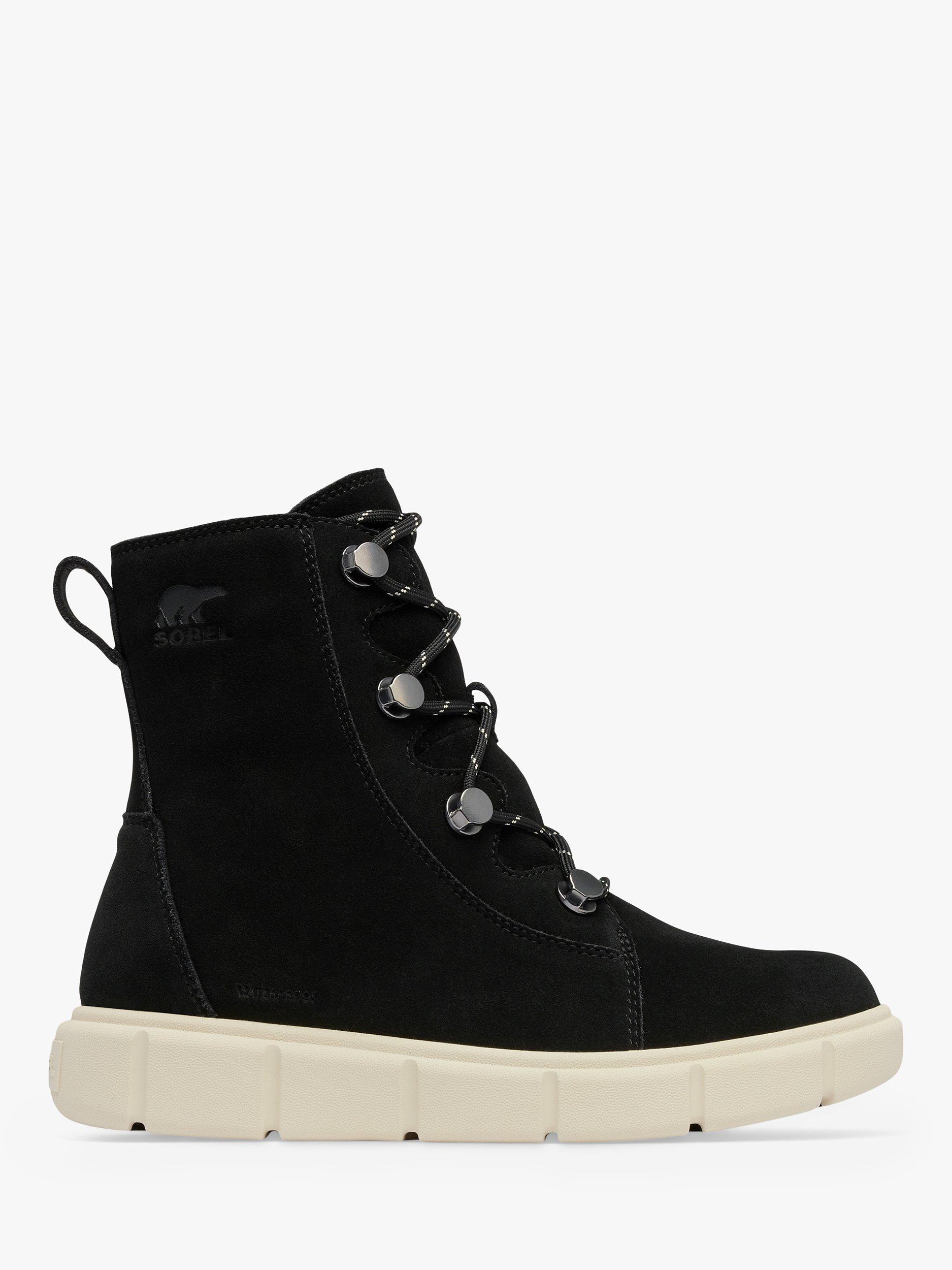 Sorel black suede boots online