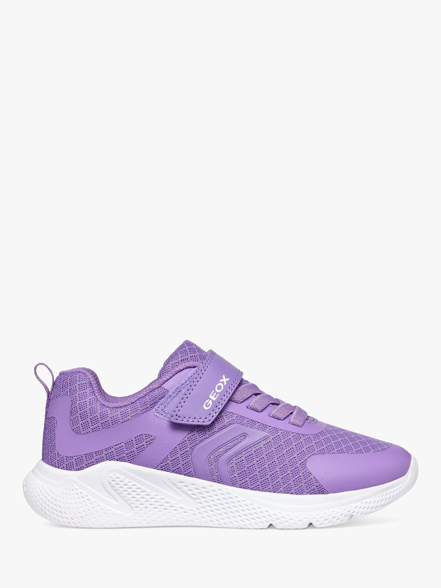 Geox Kids' Sprintye Low-Cut Trainers, Lilac, 28