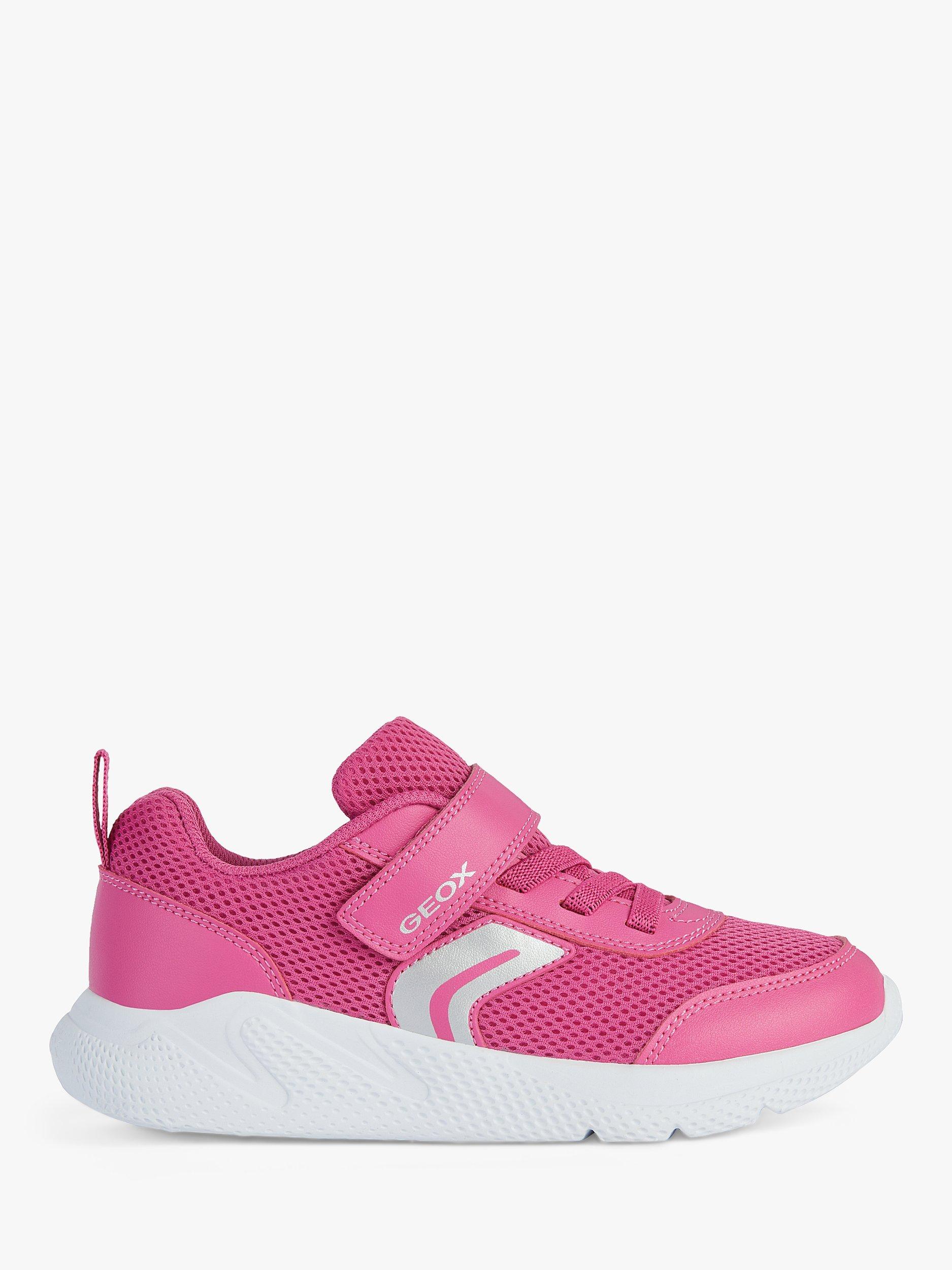 Geox Kids' Sprintye Mesh Trainers, Fuchsia             
